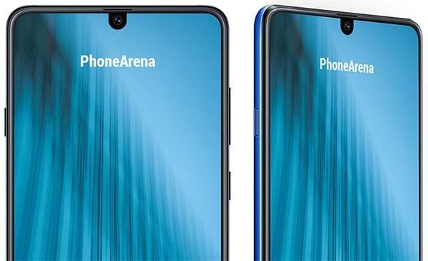 Samsung Galaxy M2 e il suo notch in un render