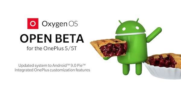android pie oneplus 5 e 5t