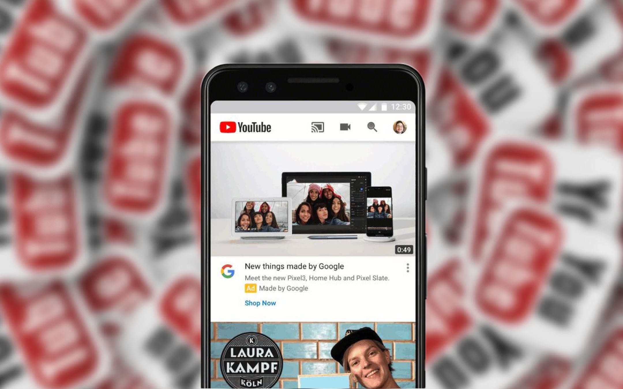 YouTube mobile: autoplay in Home per tutti