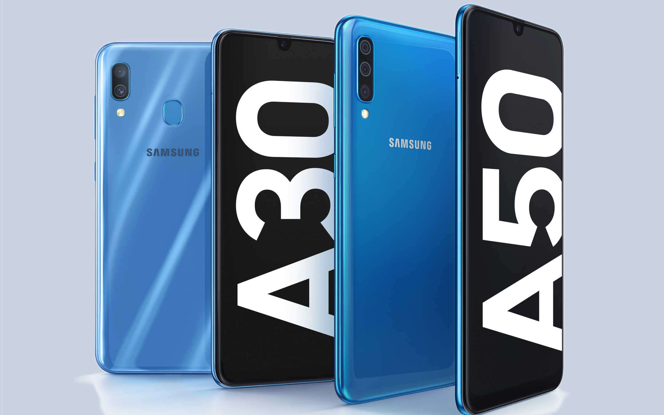Samsung Galaxy A50 ed A30 ufficiali: i dettagli