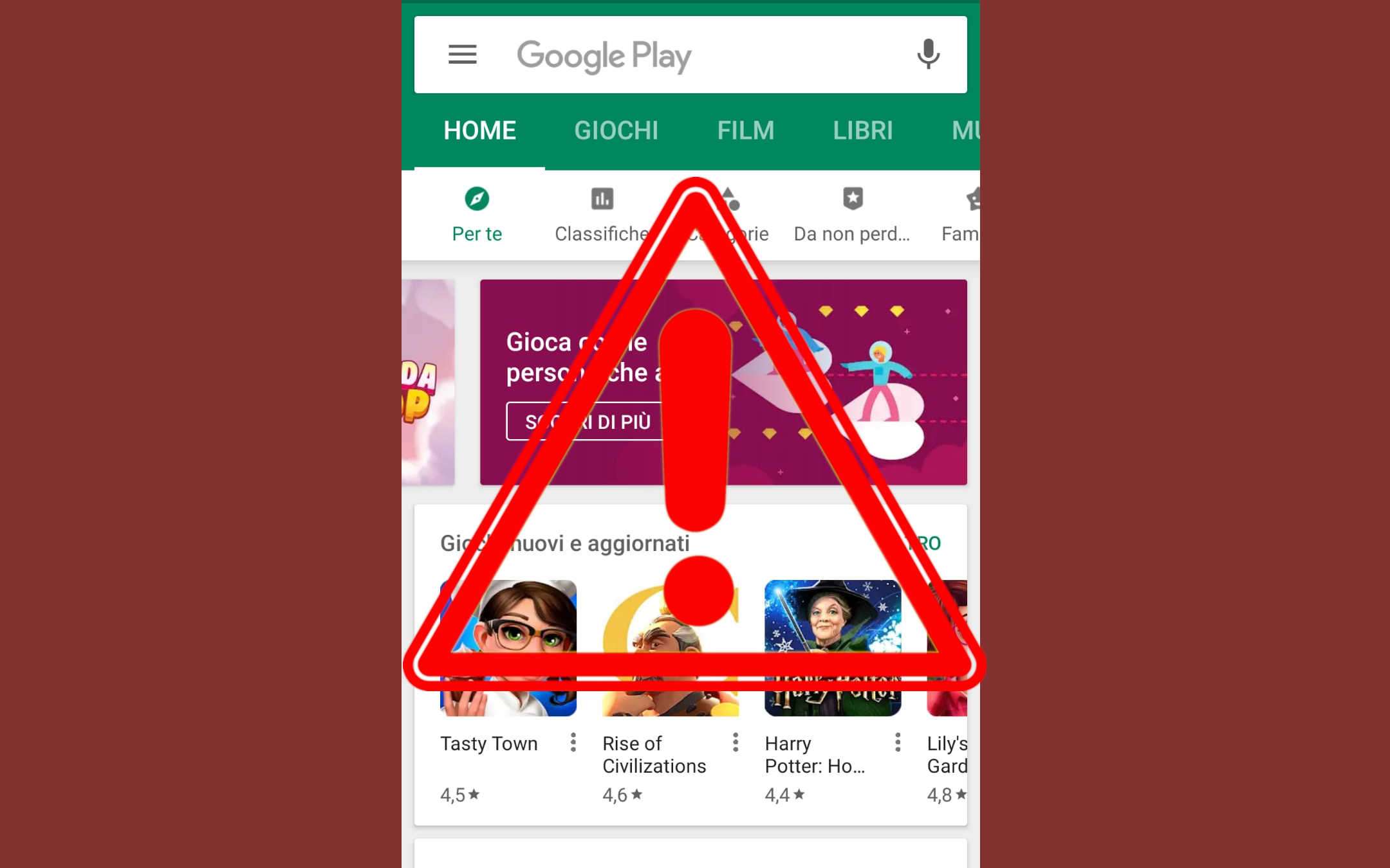 Google Play Store: boom di app dannose bloccate
