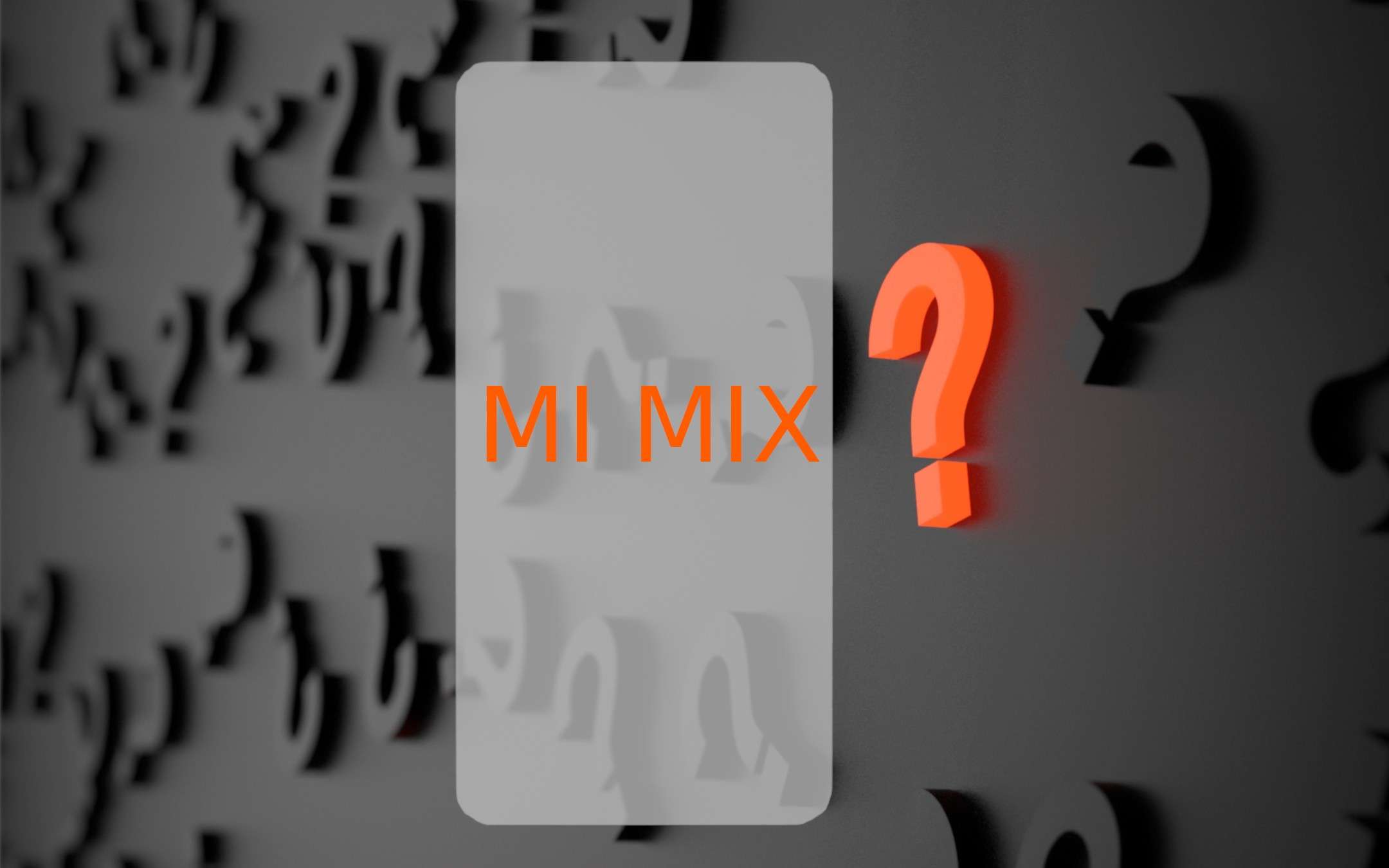 Xiaomi Mi Mix 4: un teaser ne suggerisce l'arrivo