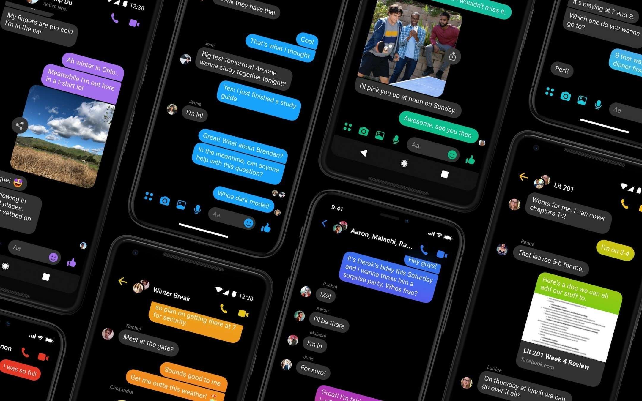 Messenger: dark mode confermata da Facebook Messenger: dark mode confermata da Facebook