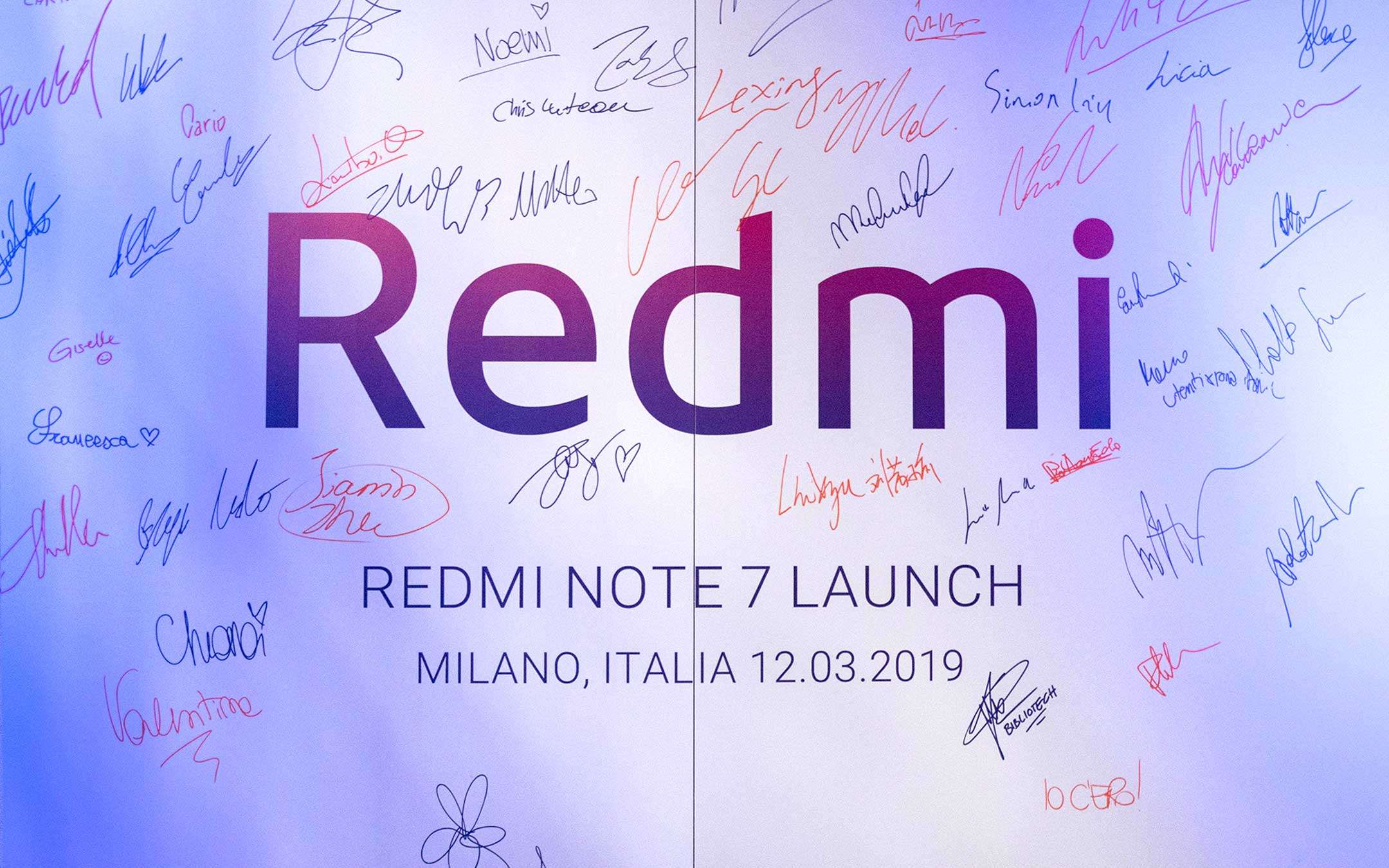 Xiaomi porta Redmi Note 7 in Italia