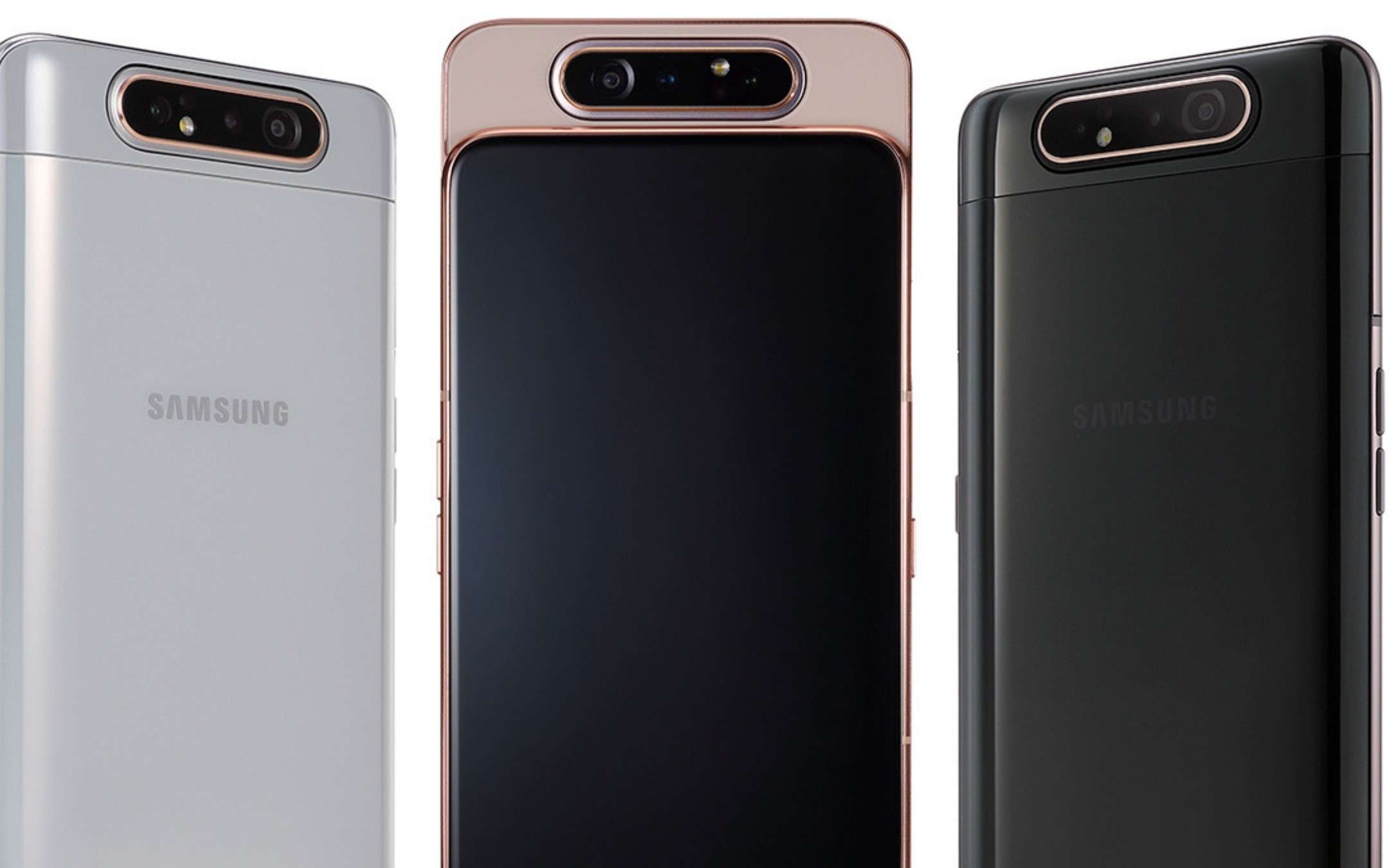 Samsung Galaxy A70 ed A80 sono finalmente qui!