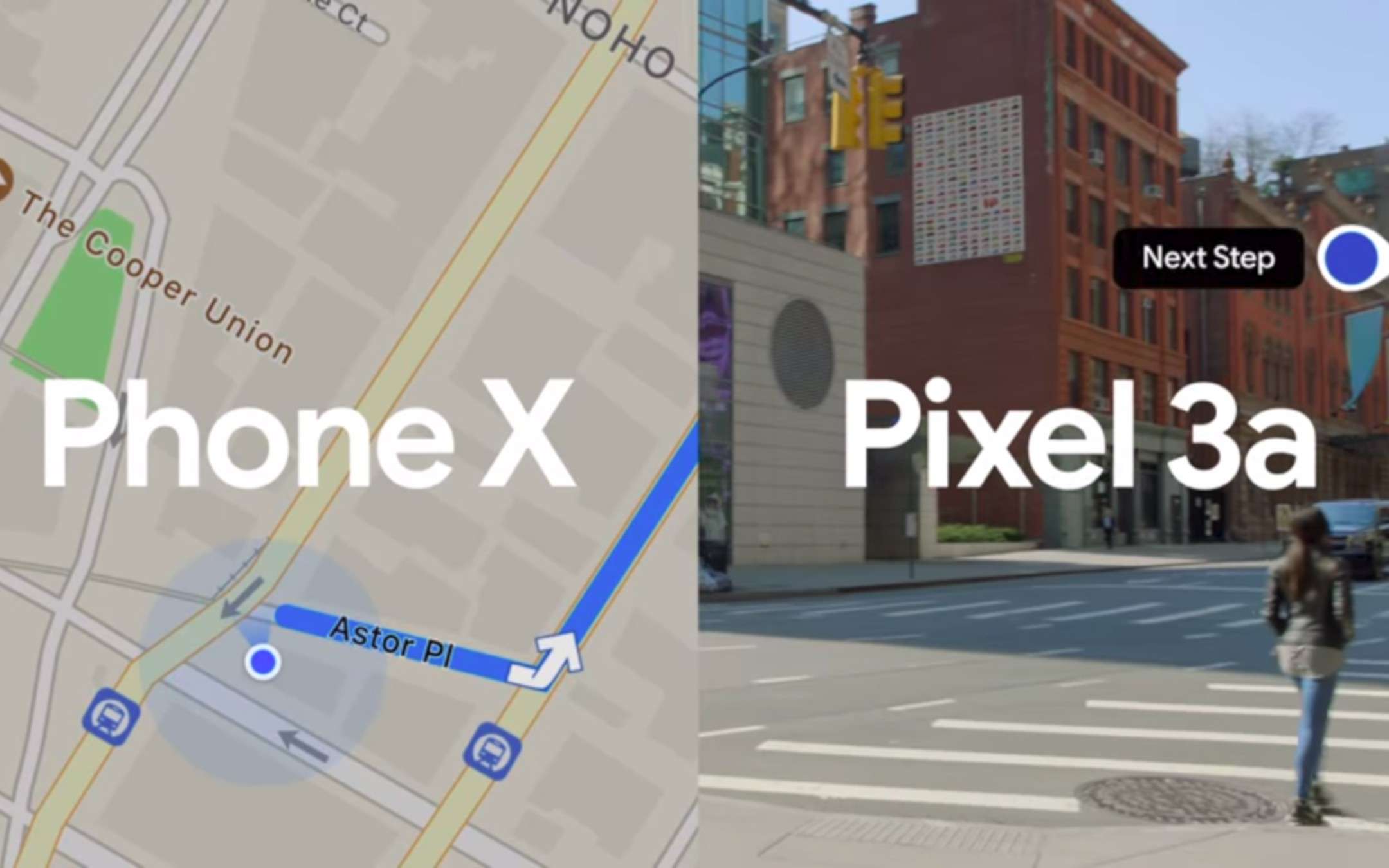 Google sottolinea la differenza fra iPhone e Pixel