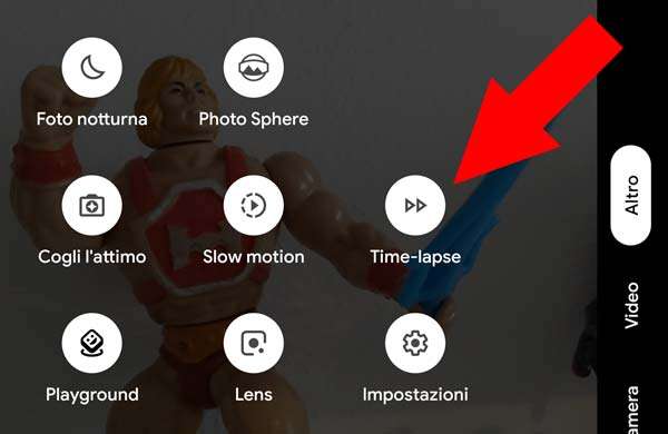 La funzionalità Time-lapse nella fotocamera degli smartphone Pixel