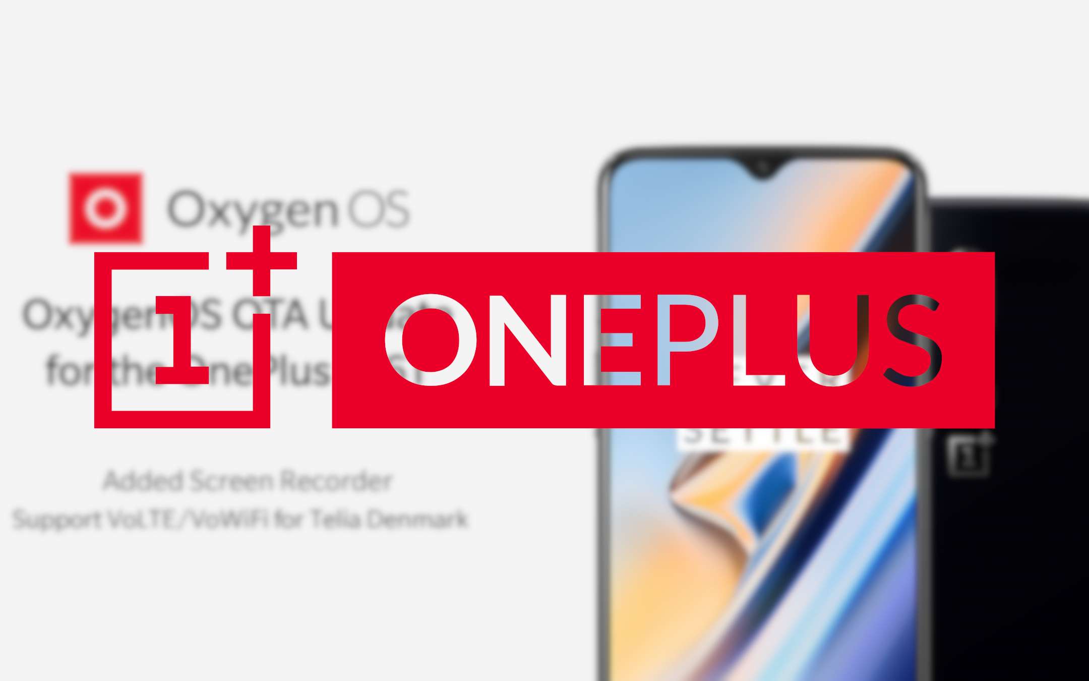 OnePlus 6 e 6T update: arriva lo screen recorder