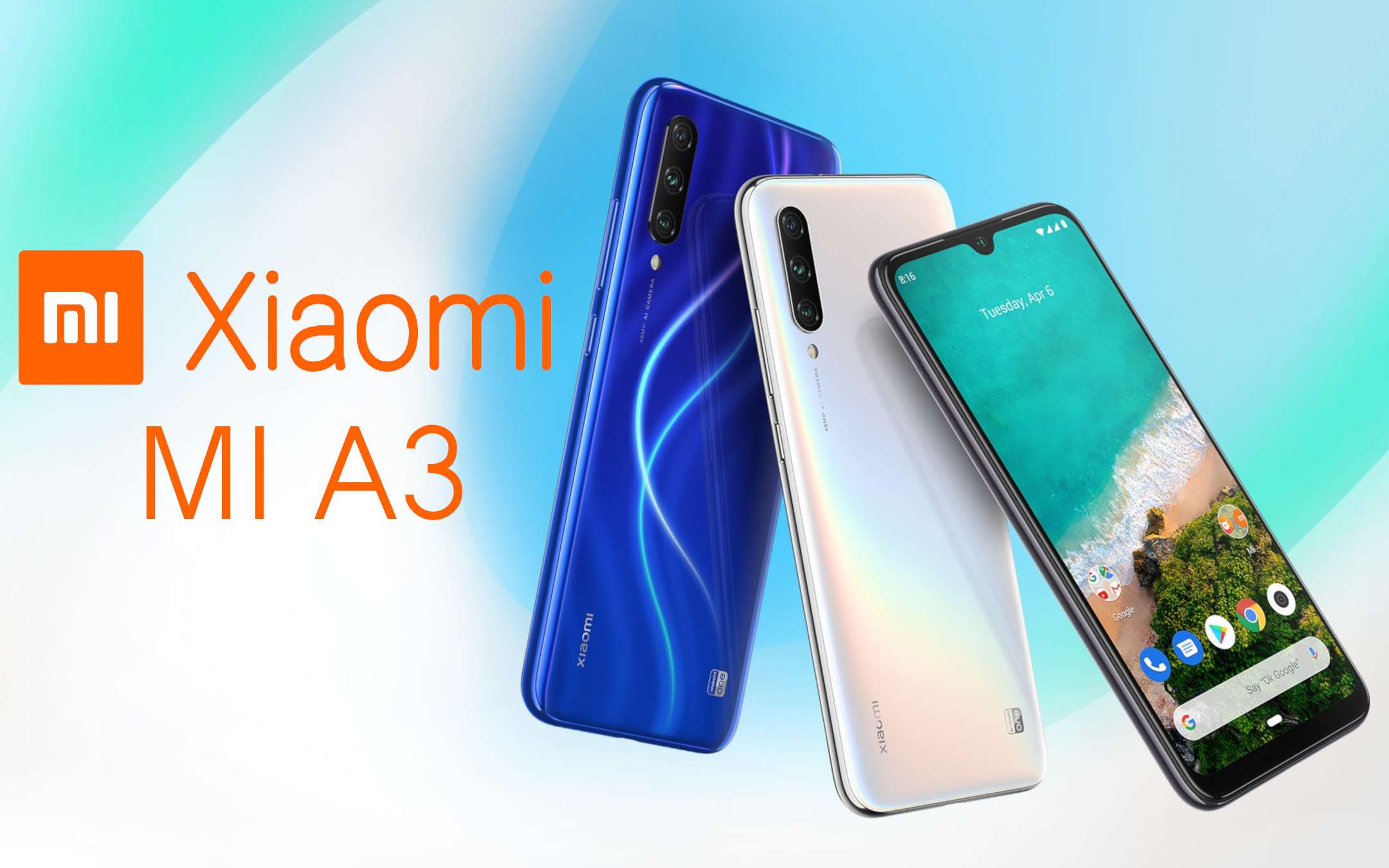 Xiaomi Mi A3 è ufficiale: prezzi a partire da 249€