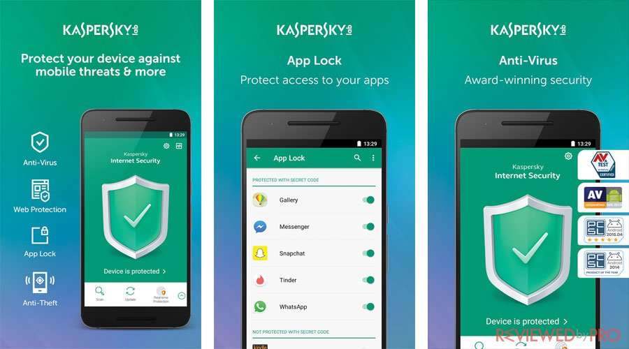 App Antivirus: Kaspersky Internet Security per Android
