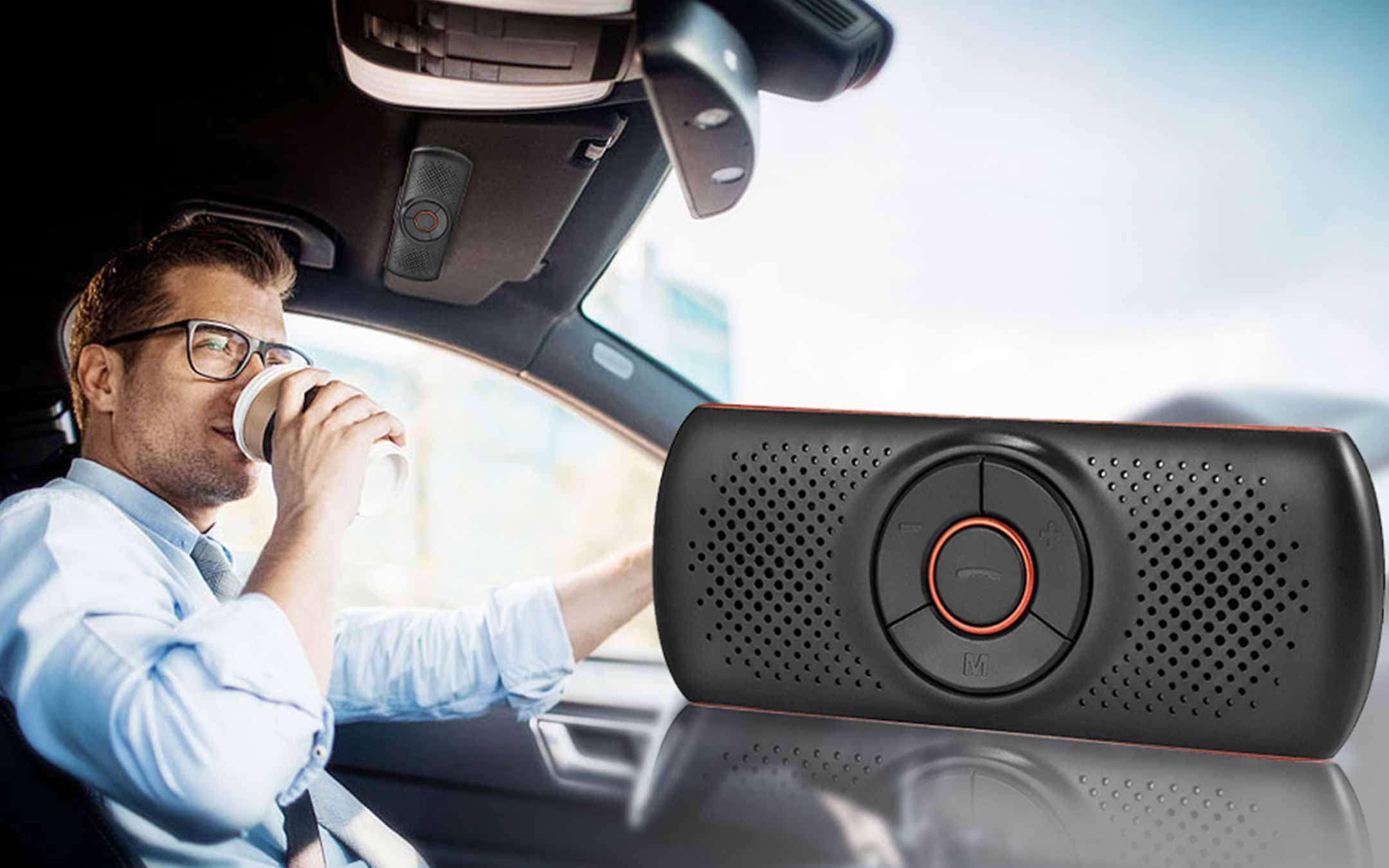 Vivavoce per auto e speaker Bluetooth a 15€ su Amazon