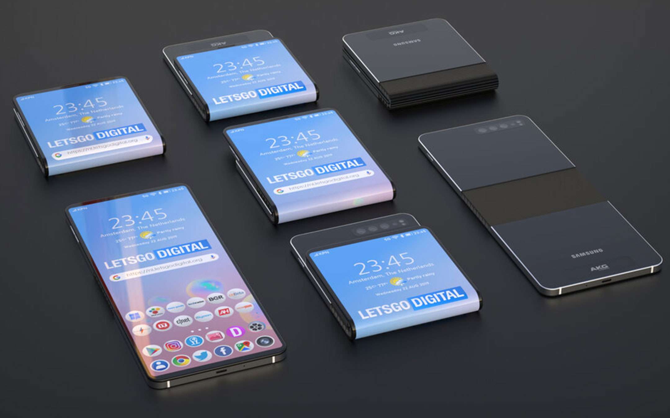 Samsung: pieghevole a conchiglia o Galaxy Fold?