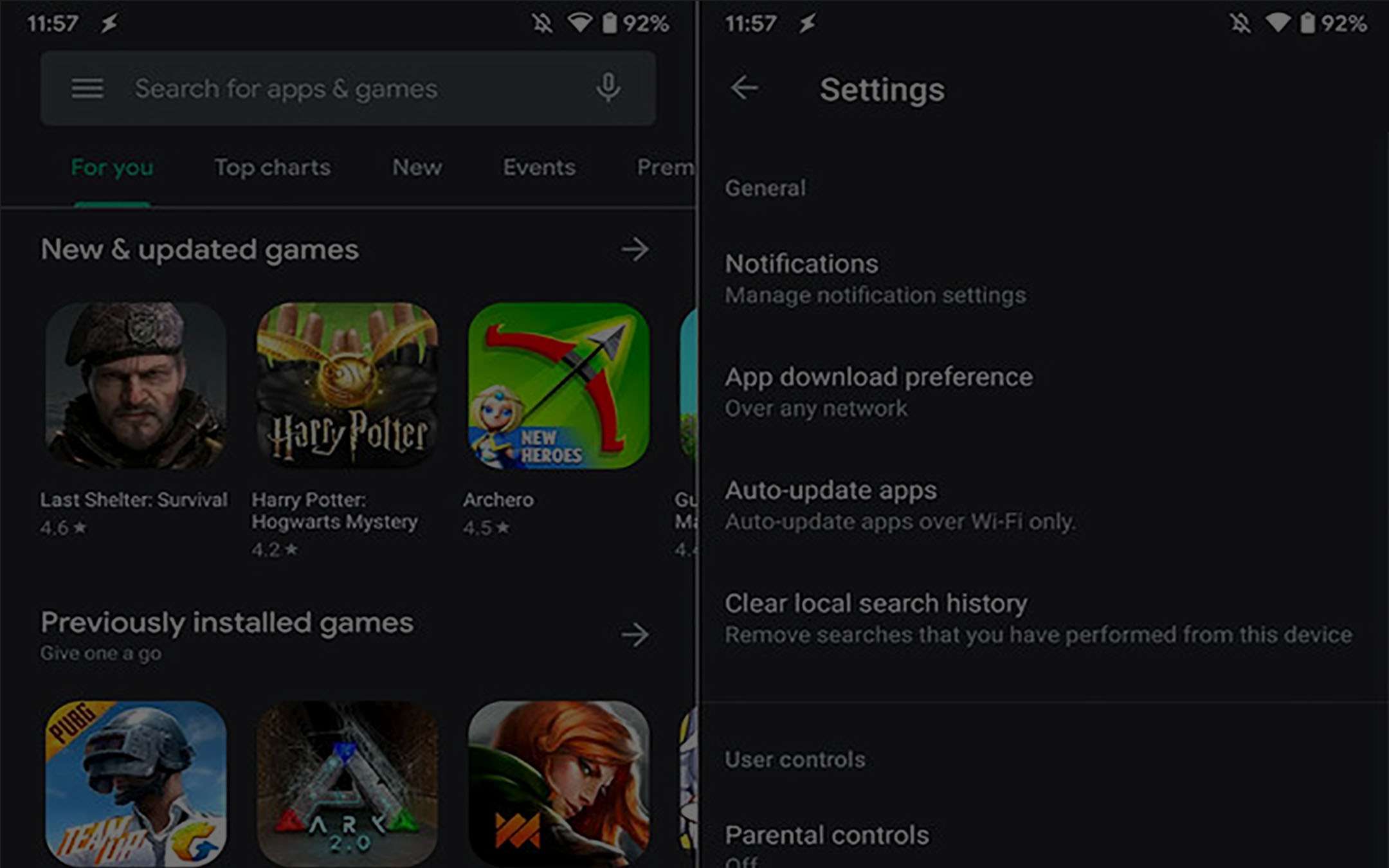 Play Store: dark theme in arrivo con Android 10