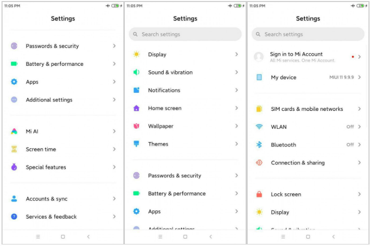 Icone MIUI 11