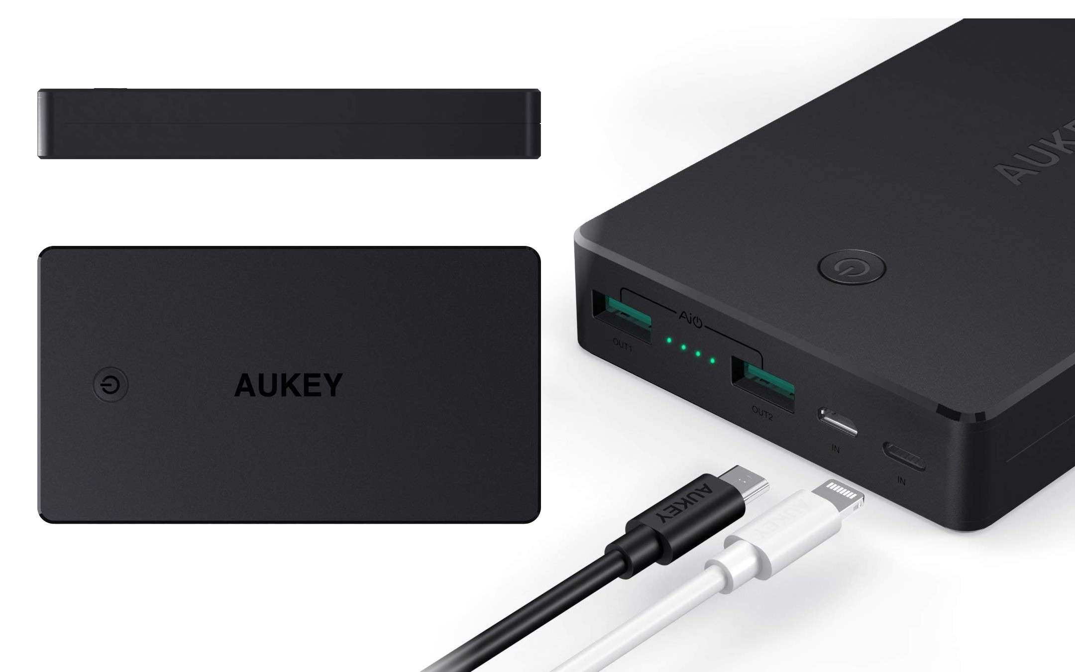 20000mAh a 22 euro: l'offerta Aukey su Amazon