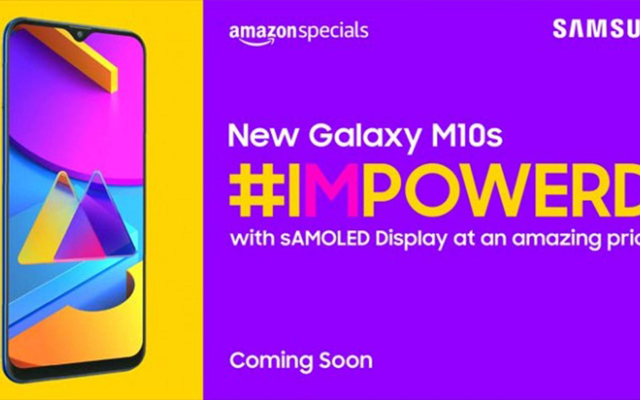 Galaxy M10S: specifiche note, batteria da 4000 mah