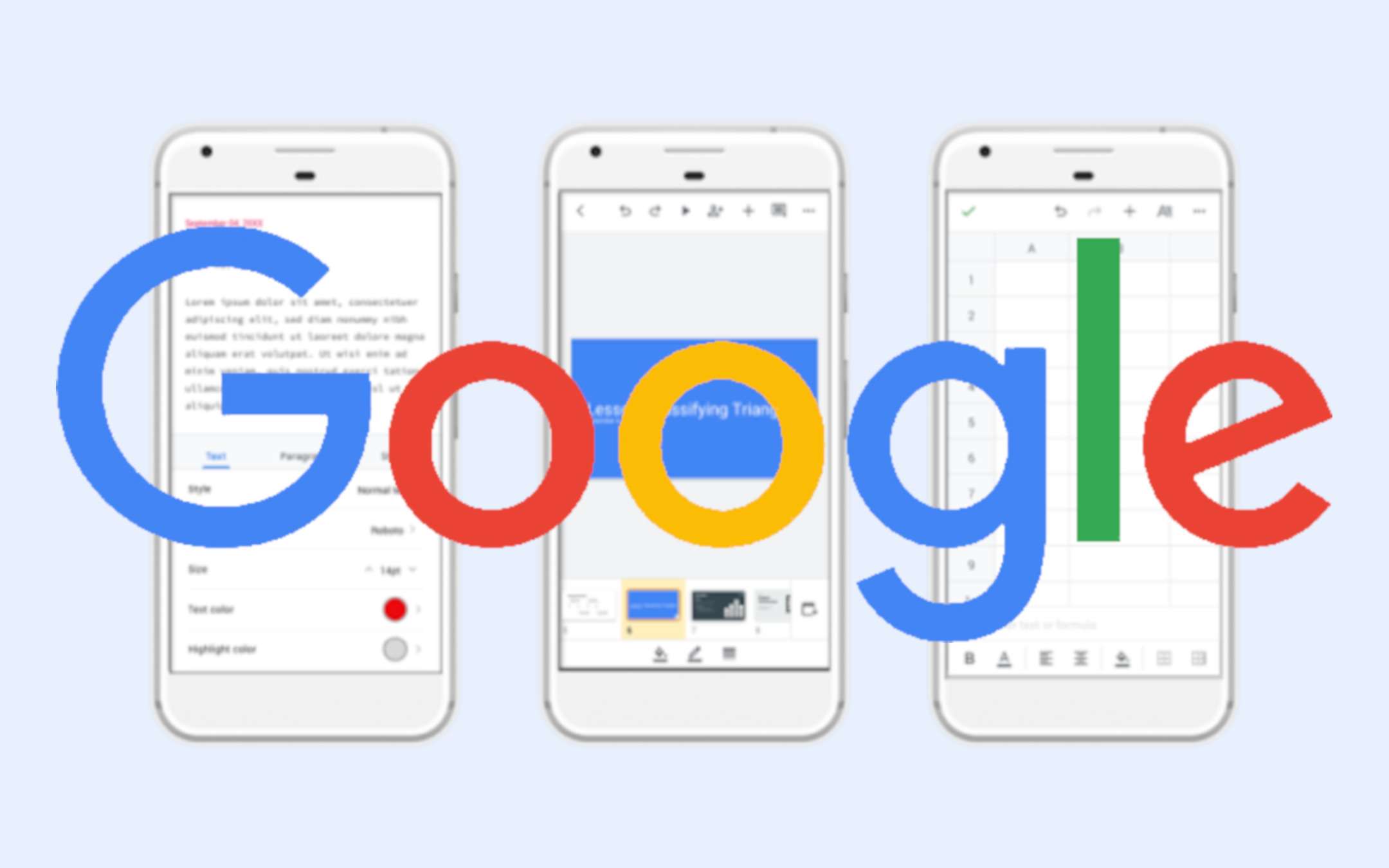 Google Documenti, Fogli e Presentazioni: new look Google Documenti, Fogli e Presentazioni: new look