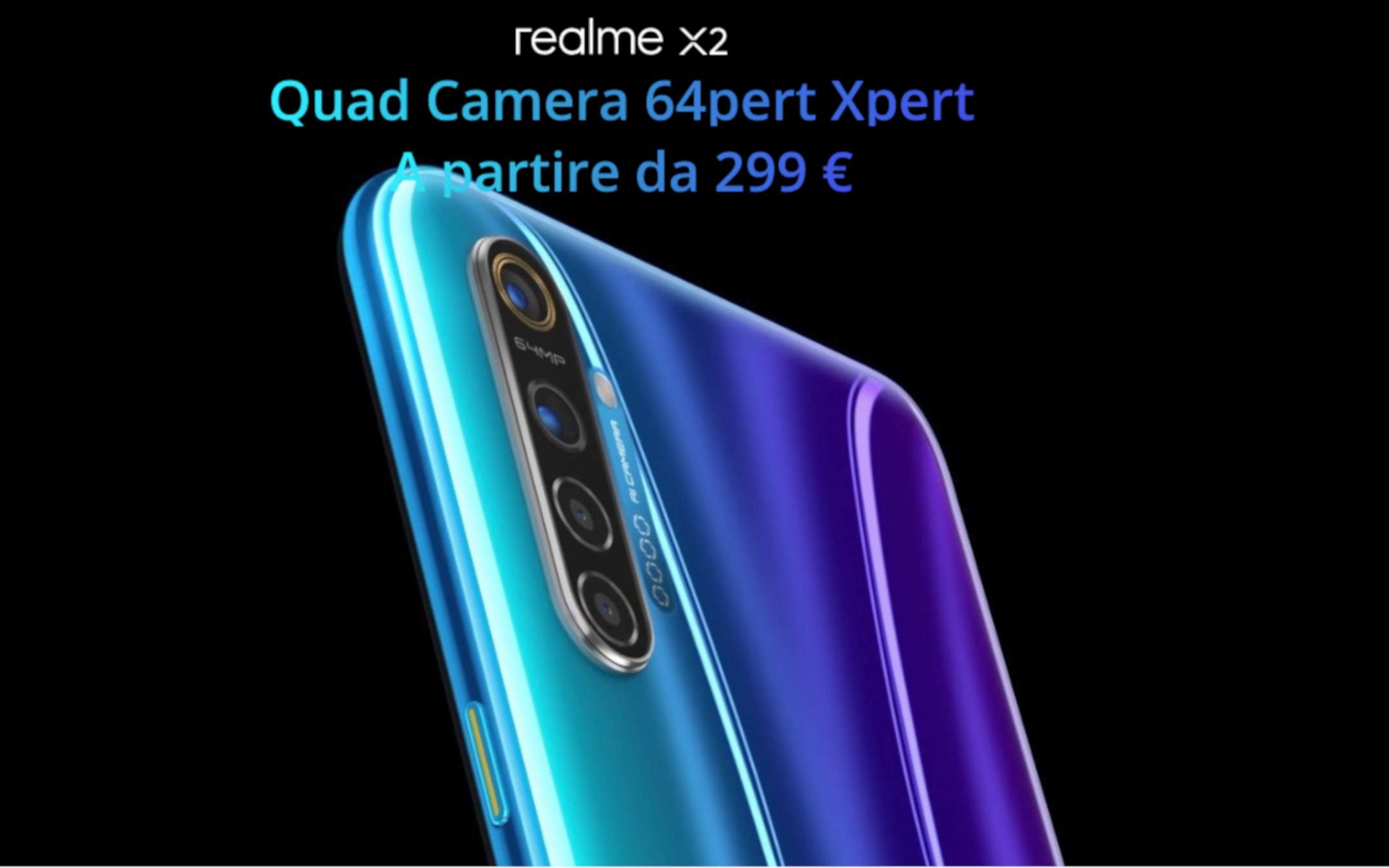 Realme X2 arriva in tutta Europa, anche in Italia