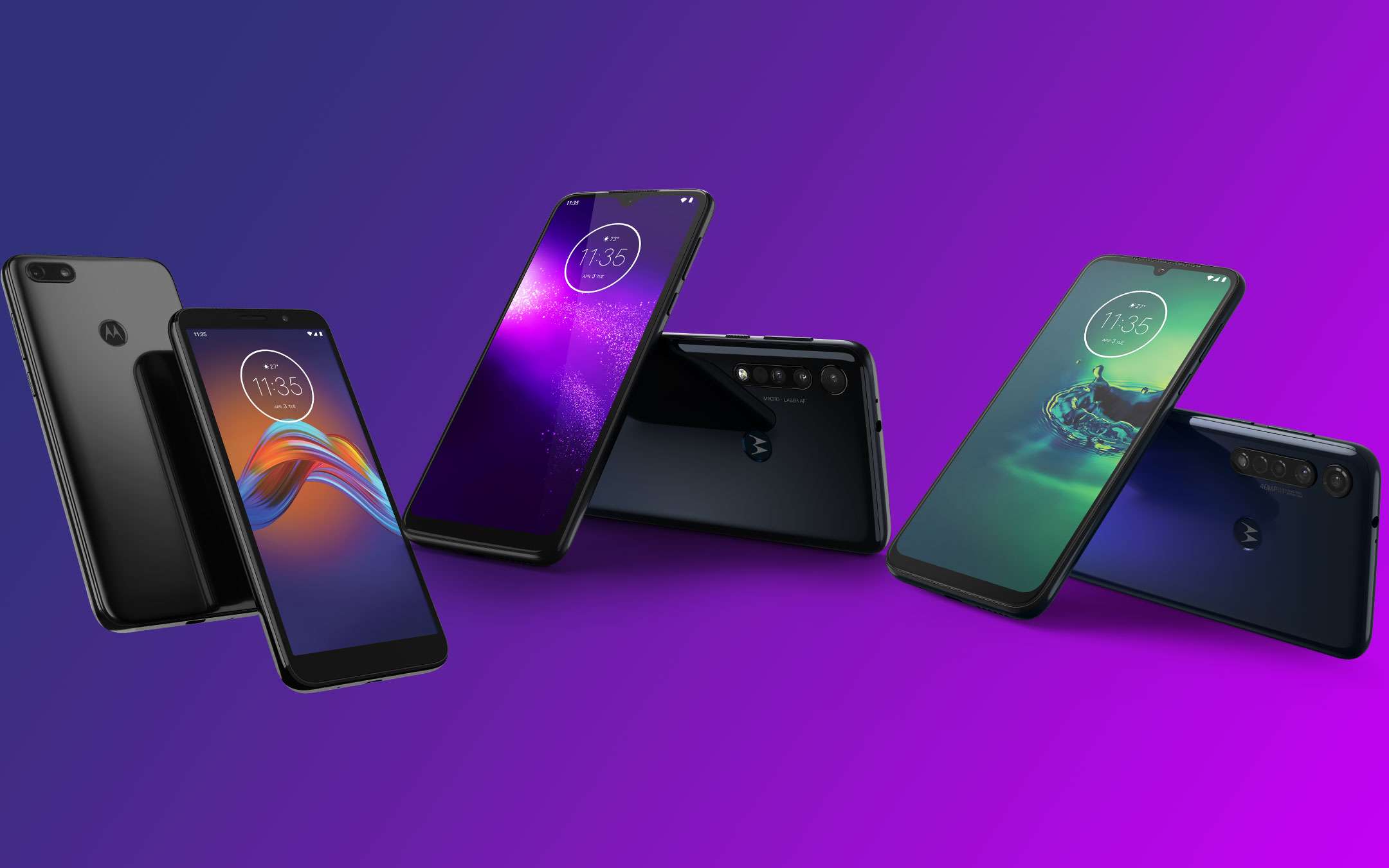 Moto E6 Play, G8 Plus e One Macro sono ufficiali