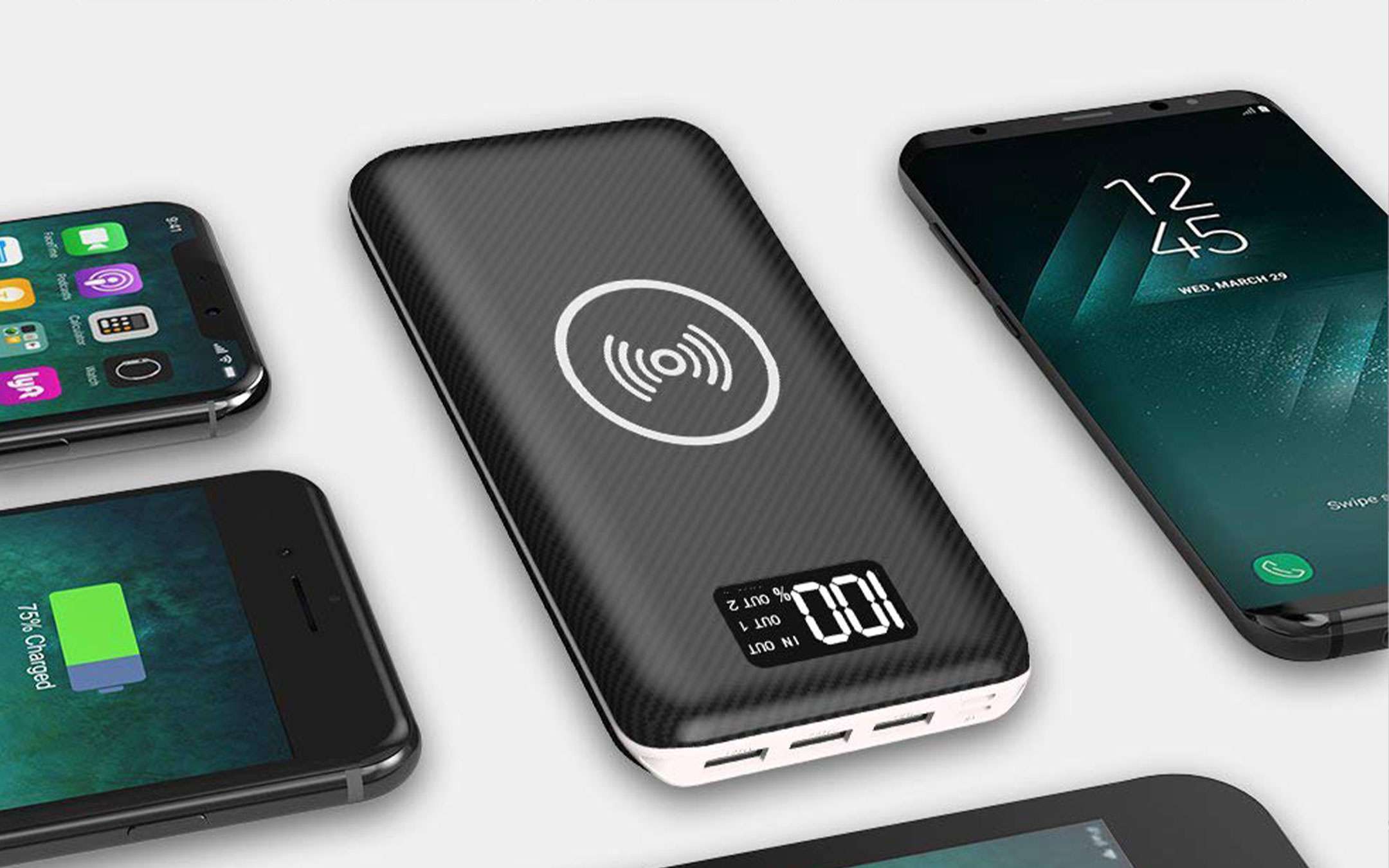 Powerbank con ricarica wireless a 26€ su Amazon Powerbank con ricarica wireless a 26€ su Amazon
