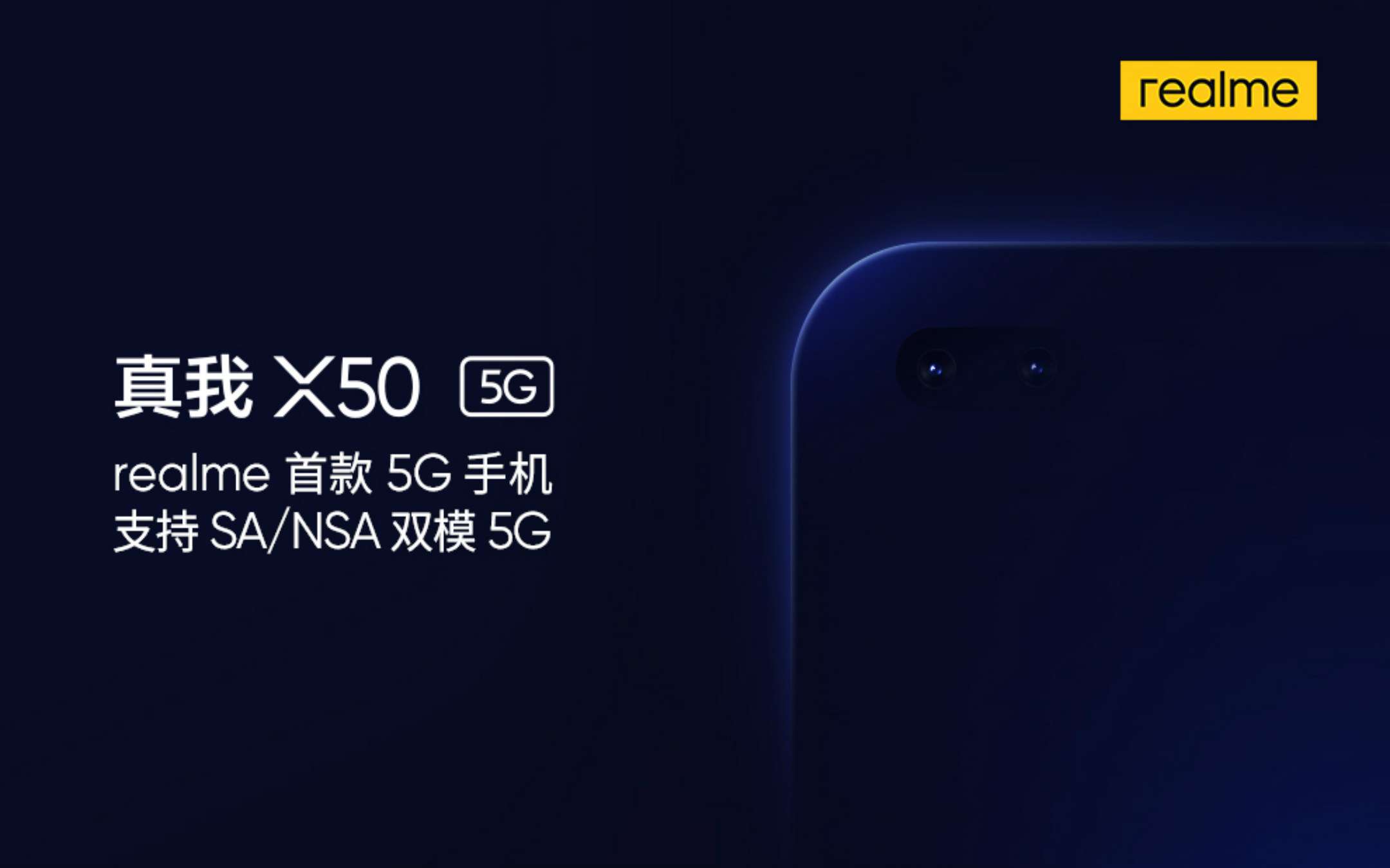 Realme X50 5G in arrivo con due selfie camera