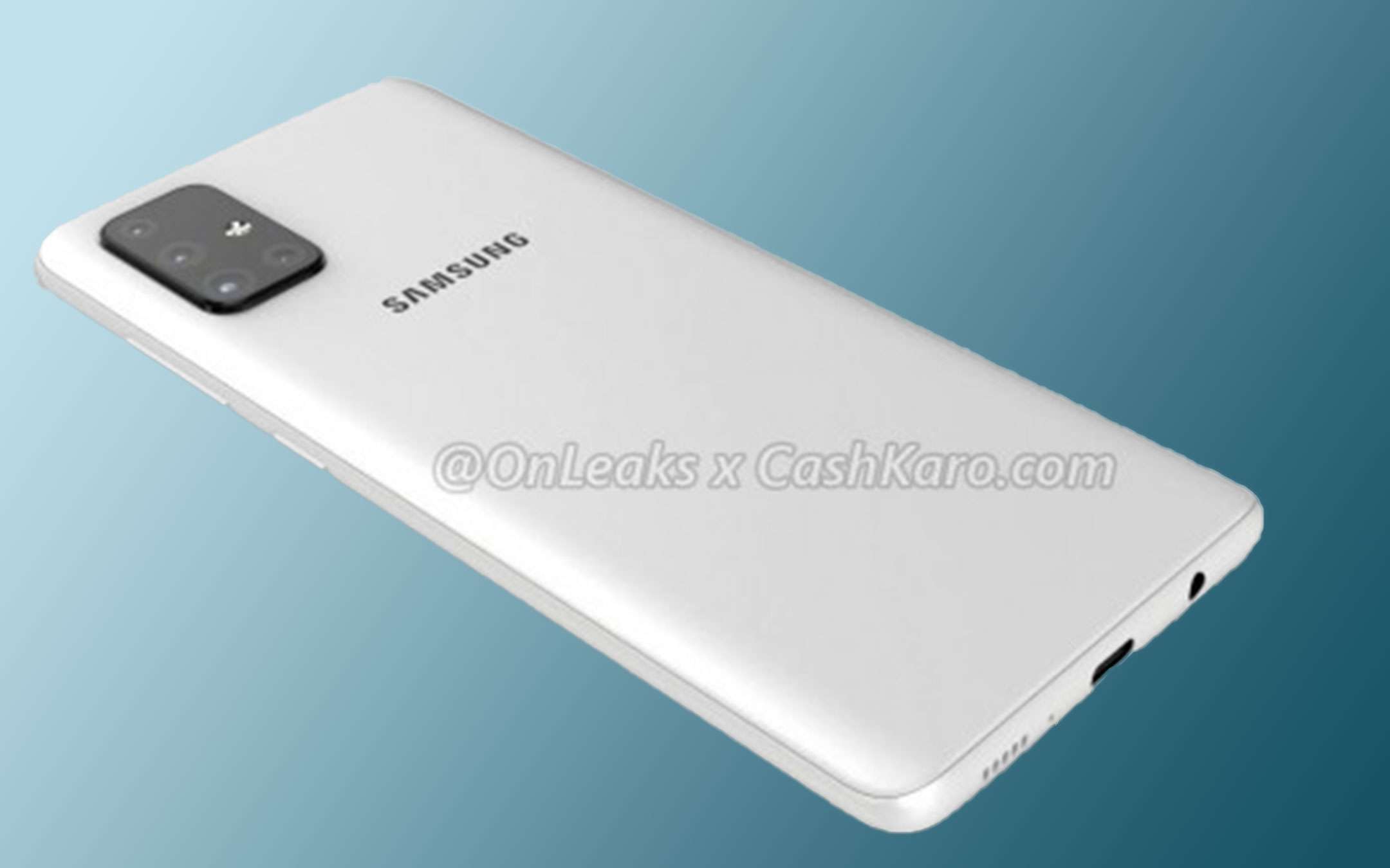 Samsung Galaxy A71 mostrato in nuovi concept