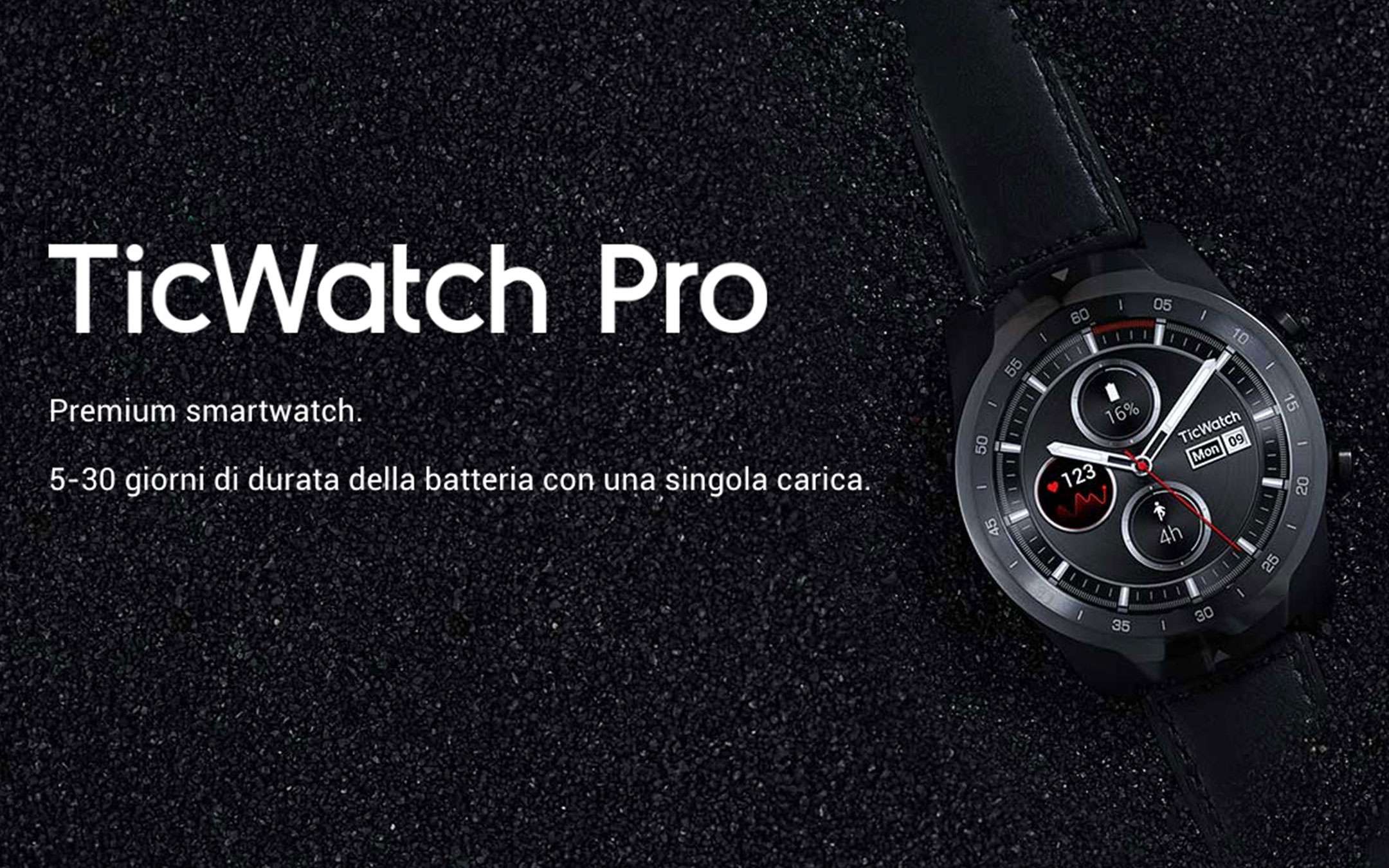 Ticwatch Pro: prezzo bomba al Black Friday Amazon Ticwatch Pro: prezzo bomba al Black Friday Amazon