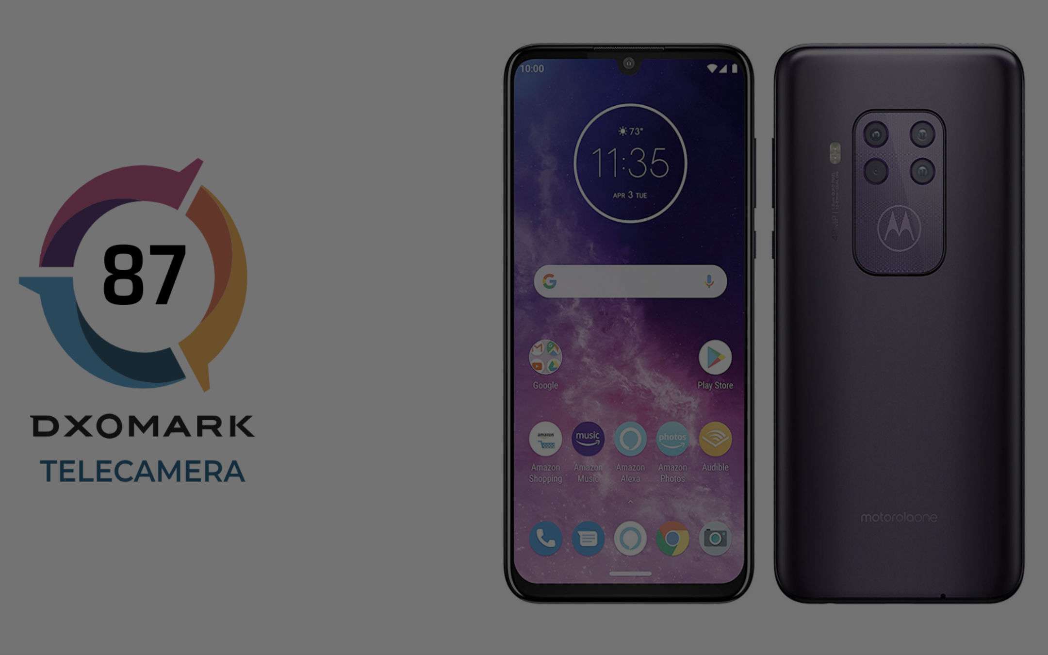 Motorola One Zoom: fotocamera discreta per DxOMark