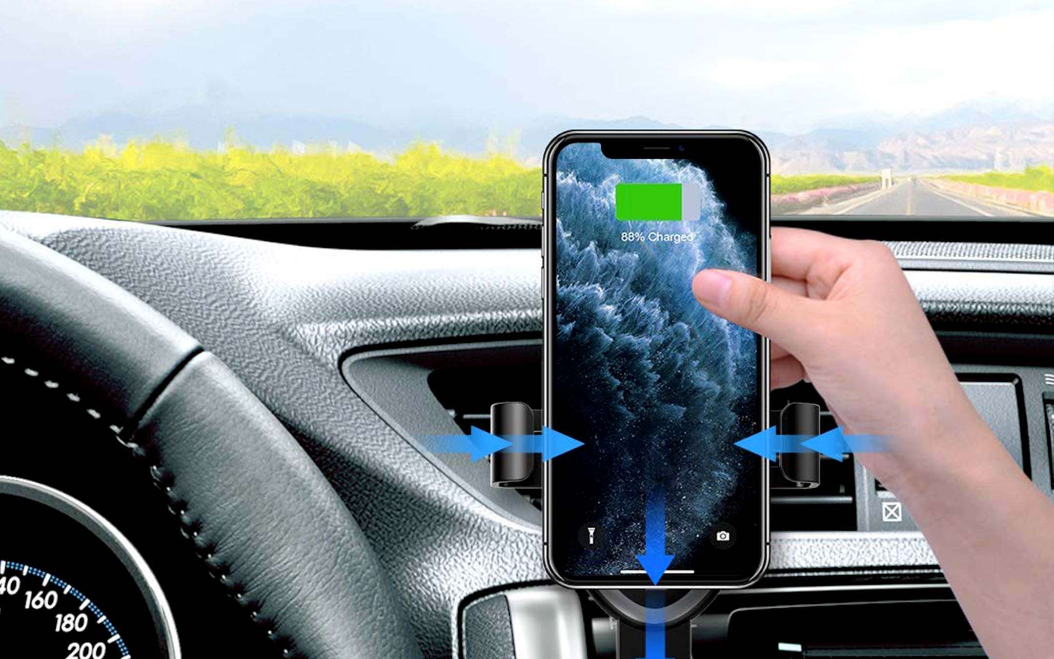 Supporto auto con ricarica wireless: affare Amazon Supporto auto con ricarica wireless: affare Amazon