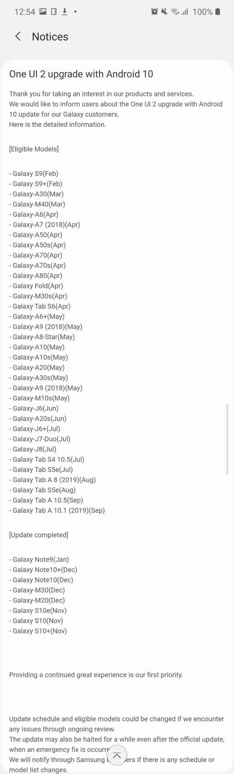 Roadmap Samsung