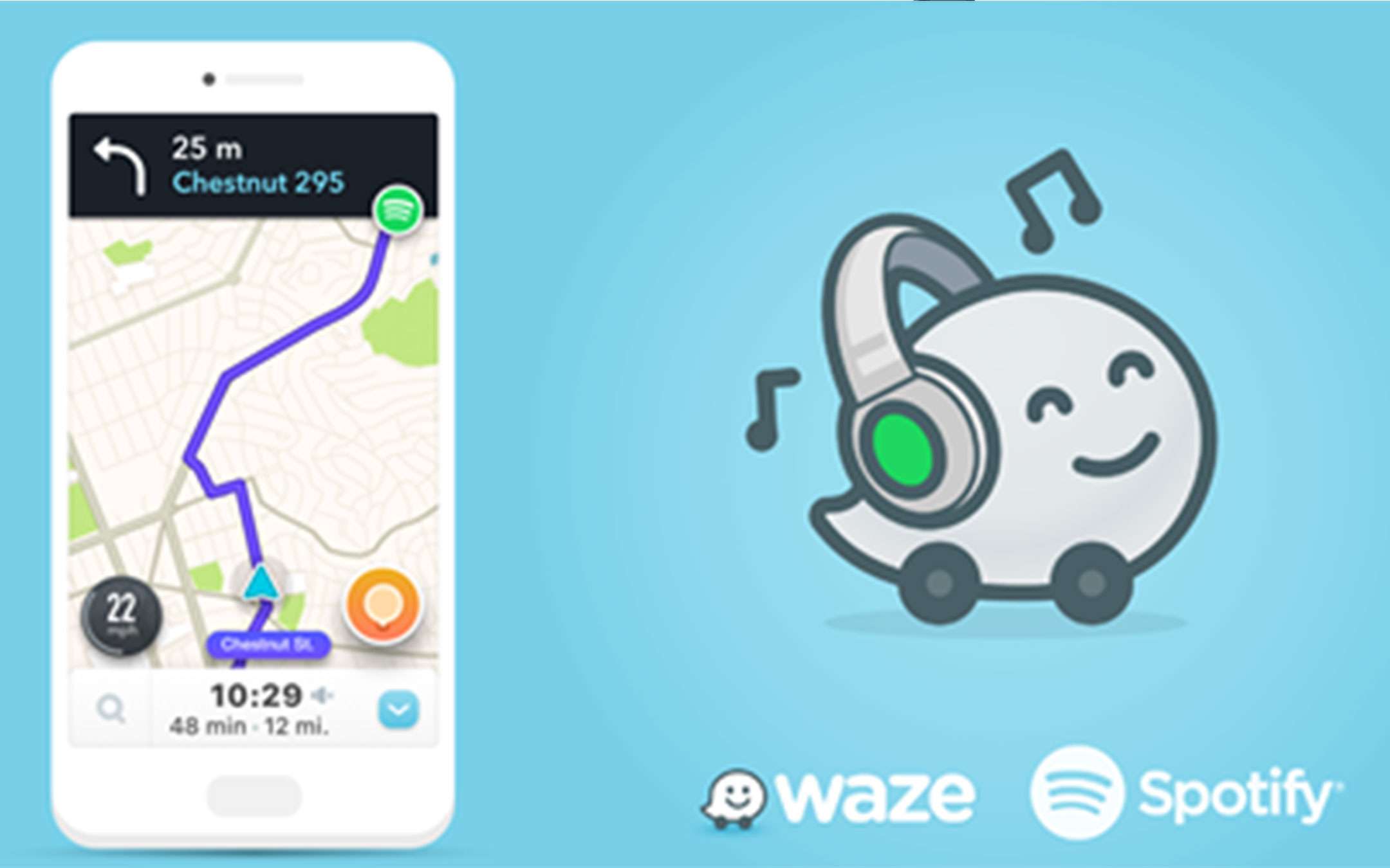 Waze e Spotify: i brani più ascoltati alla guida