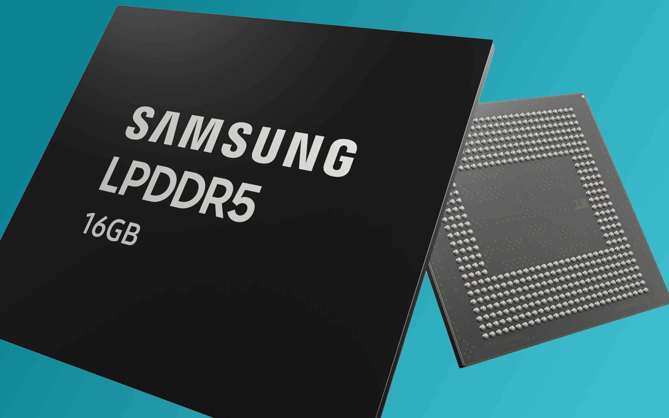 Samsung: RAM LPDDR5 da 16GB in produzione di massa Samsung: RAM LPDDR5 da 16GB in produzione di massa