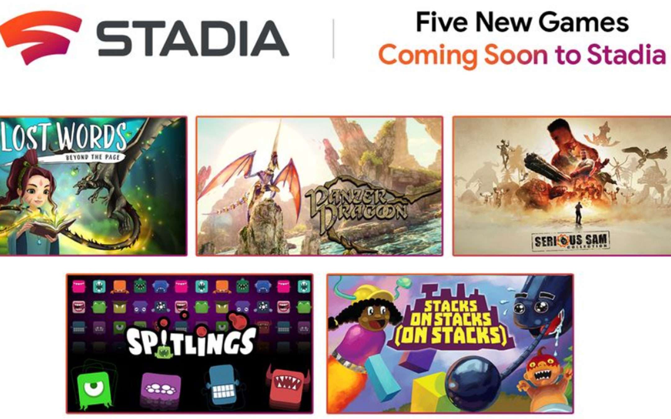 Stadia: Google annuncia 5 nuovissimi giochi
