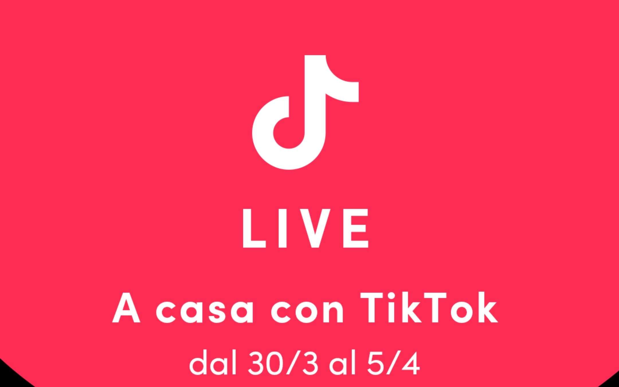 A casa con TikTok: live con Mahmood e non solo