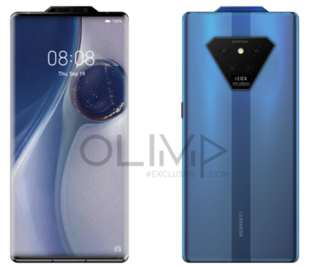 Huawei Mate 40 Pro render