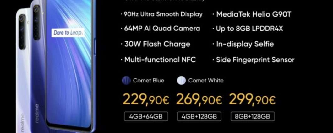 يصل Realme 6 و 6i و C3 إلى أوروبا في أبريل