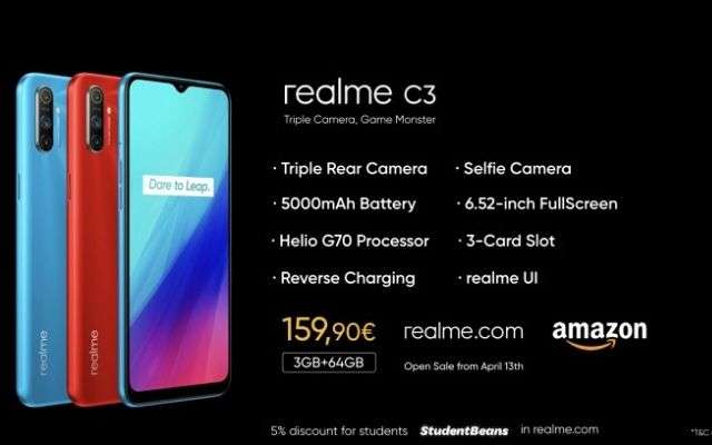 يصل Realme 6 و 6i و C3 إلى أوروبا في أبريل 3