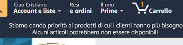 Amazon avvisa di possibili ritardi nelle consegne