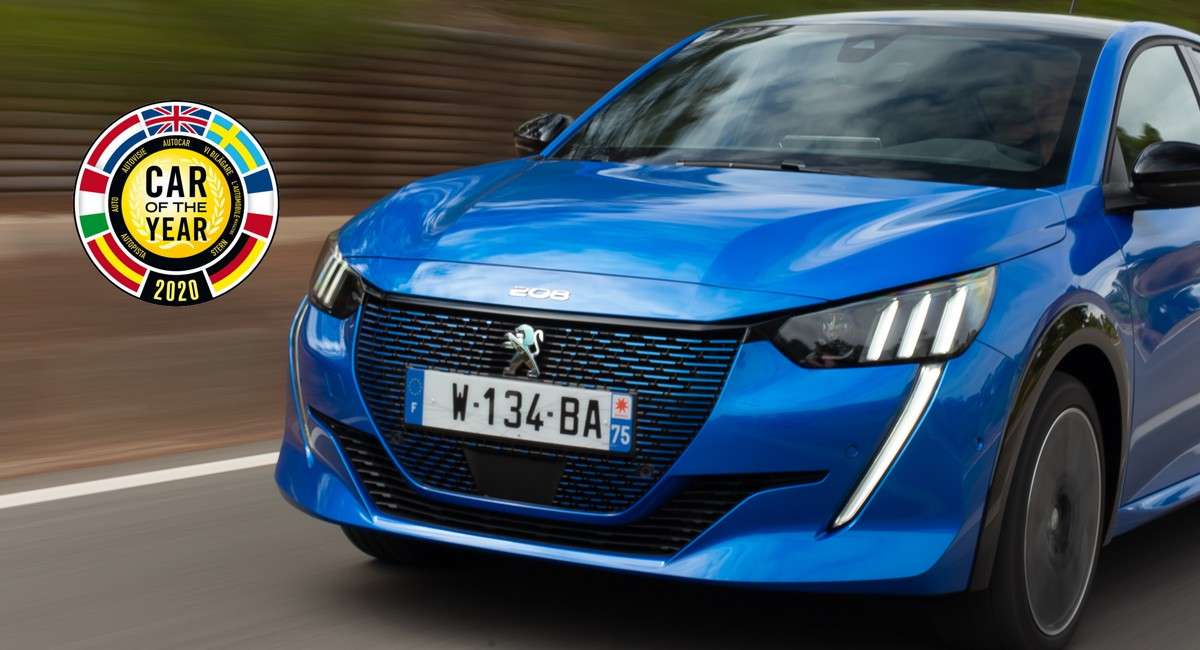 La Peugeot 208 è l'Auto dell'Anno 2020