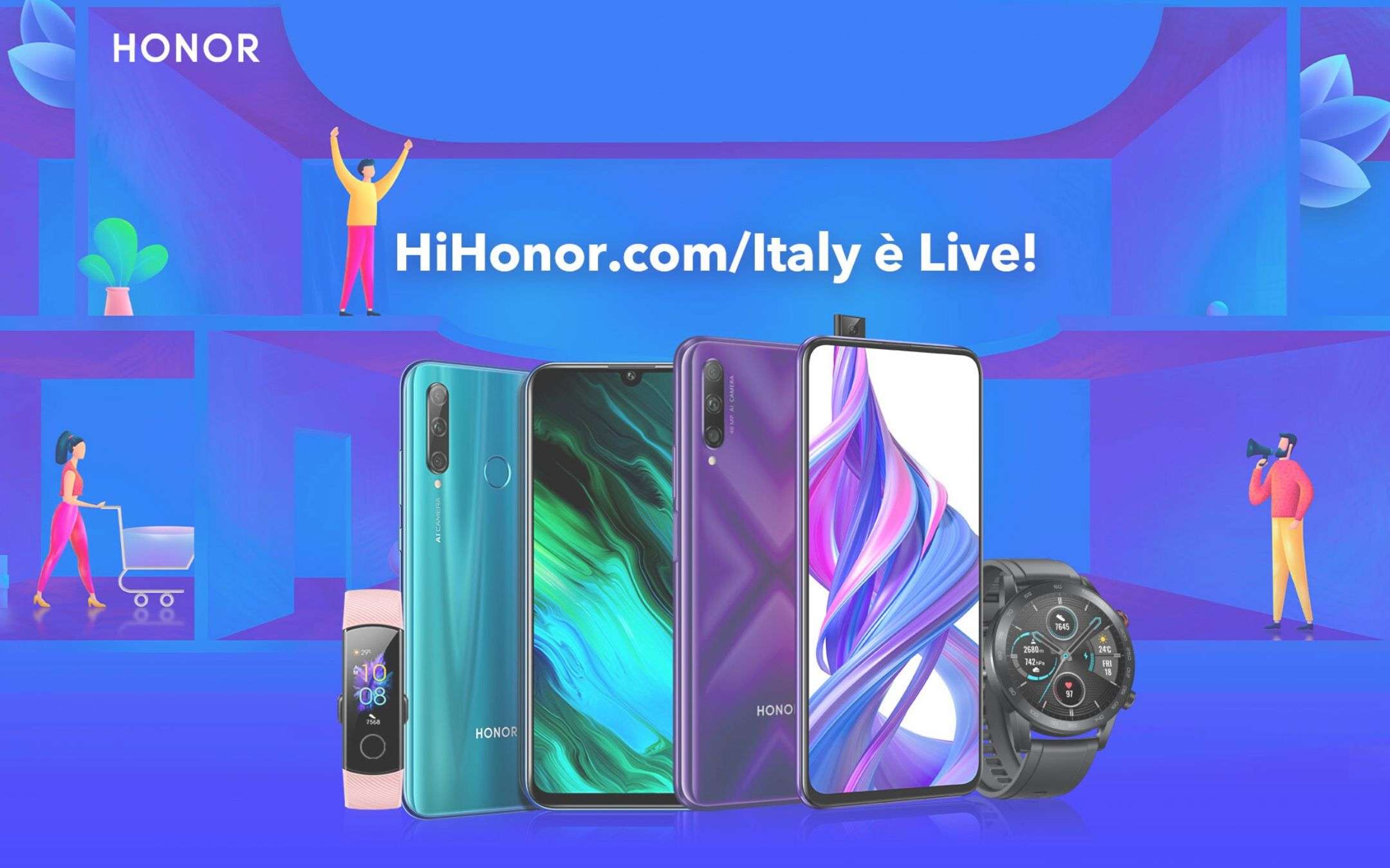 Honor: lancio del suo e-commerce HiHonor