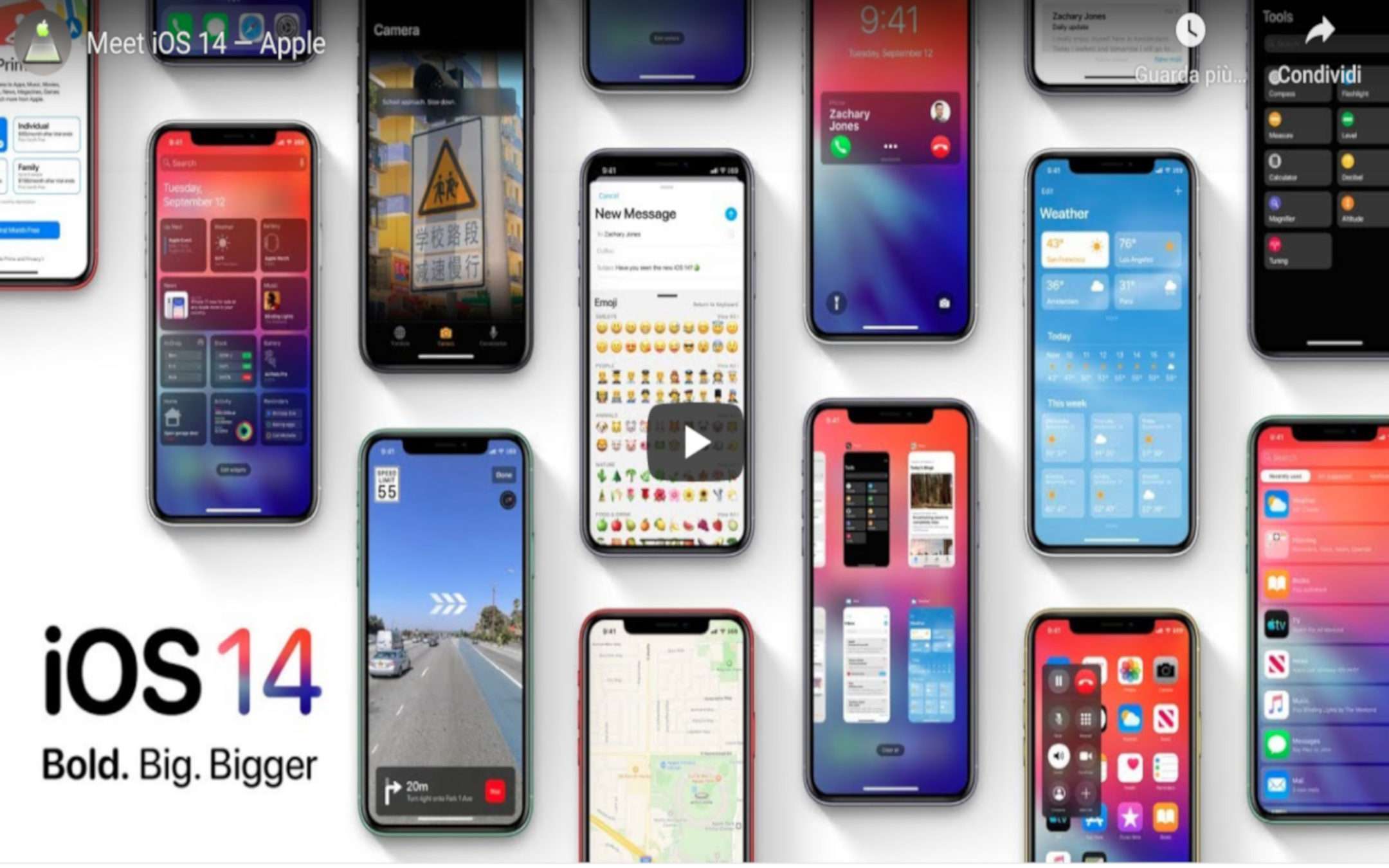 iOS 14 come lo vorremmo: il concept (VIDEO)