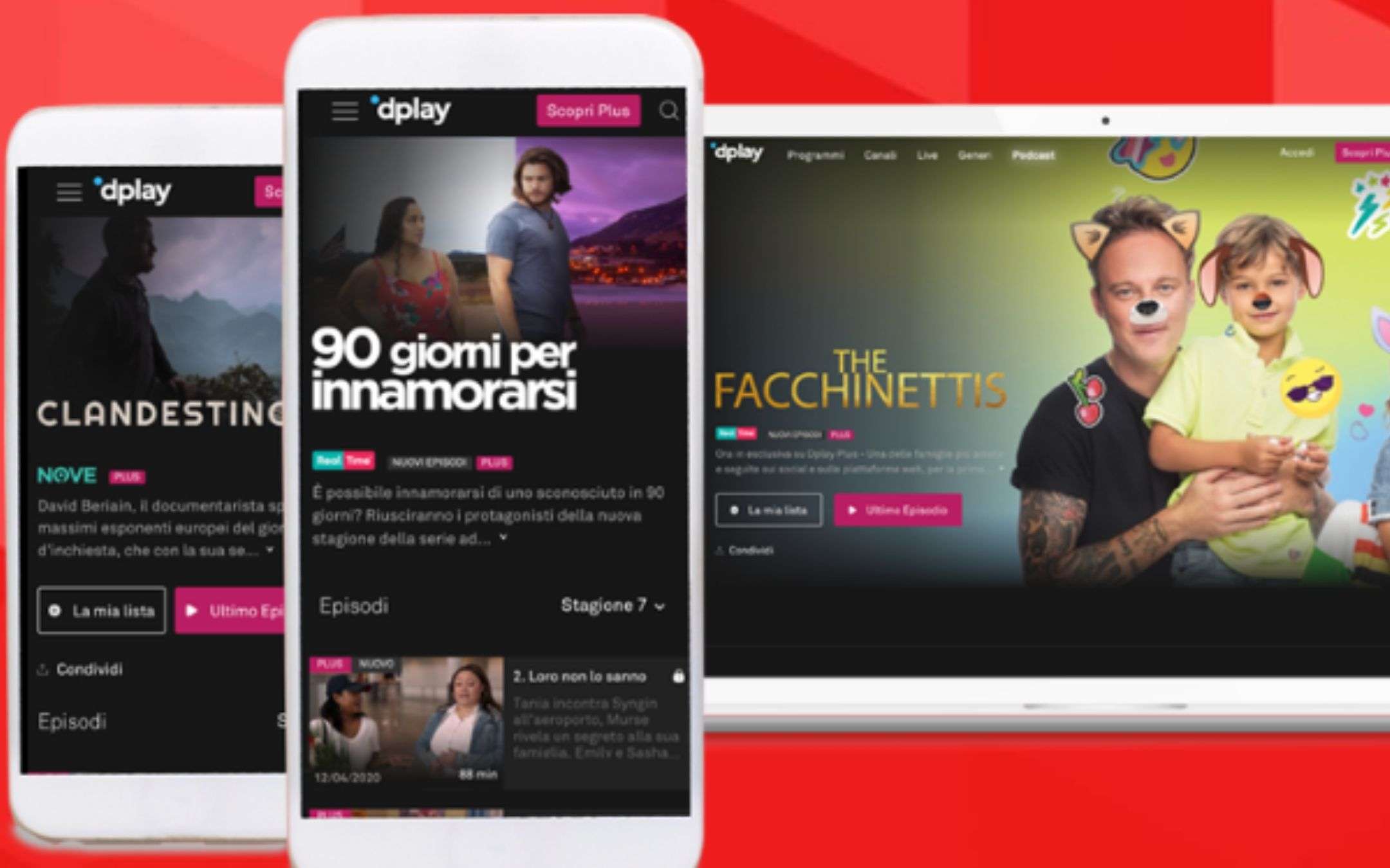 Dplay Plus: come avere 2 mesi gratis con Vodafone Dplay Plus: come avere 2 mesi gratis con Vodafone