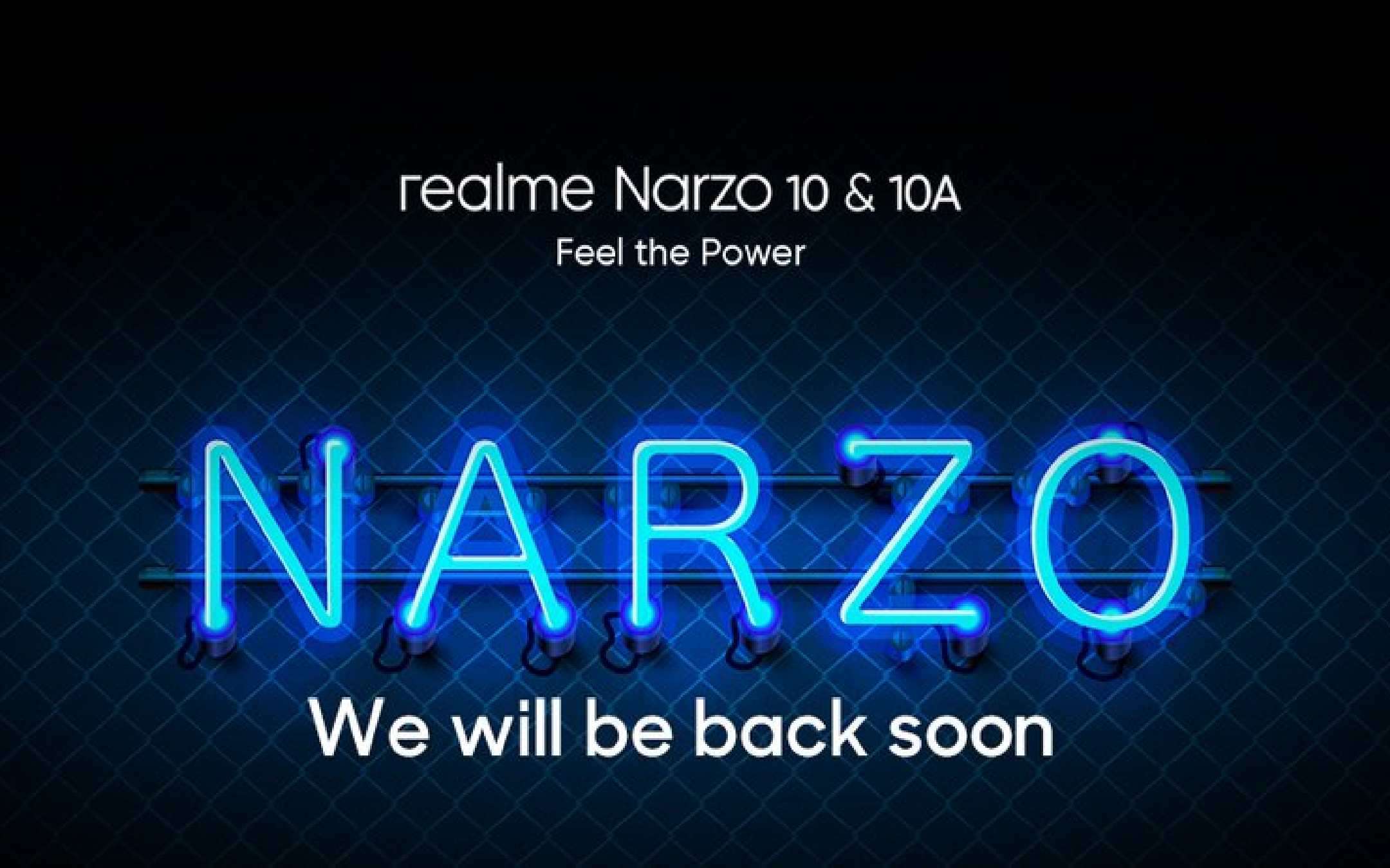 Realme Narzo 10: annullato lancio del 21 aprile