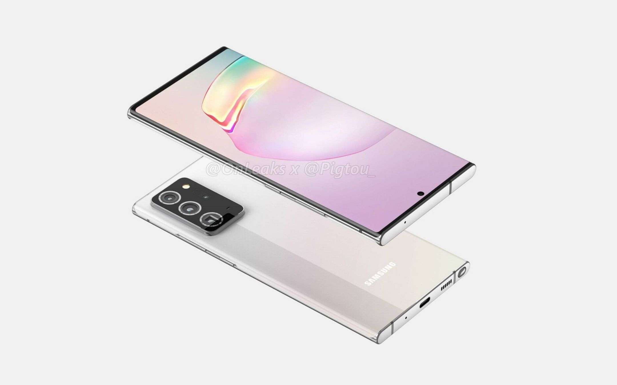 Galaxy Note 20+: display con tecnologia HOP