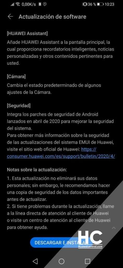 Honor 9X update EMUI 10