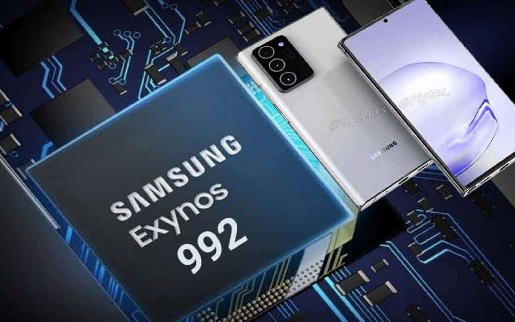 Samsung Galaxy Note 20 in arrivo con Exynos 992