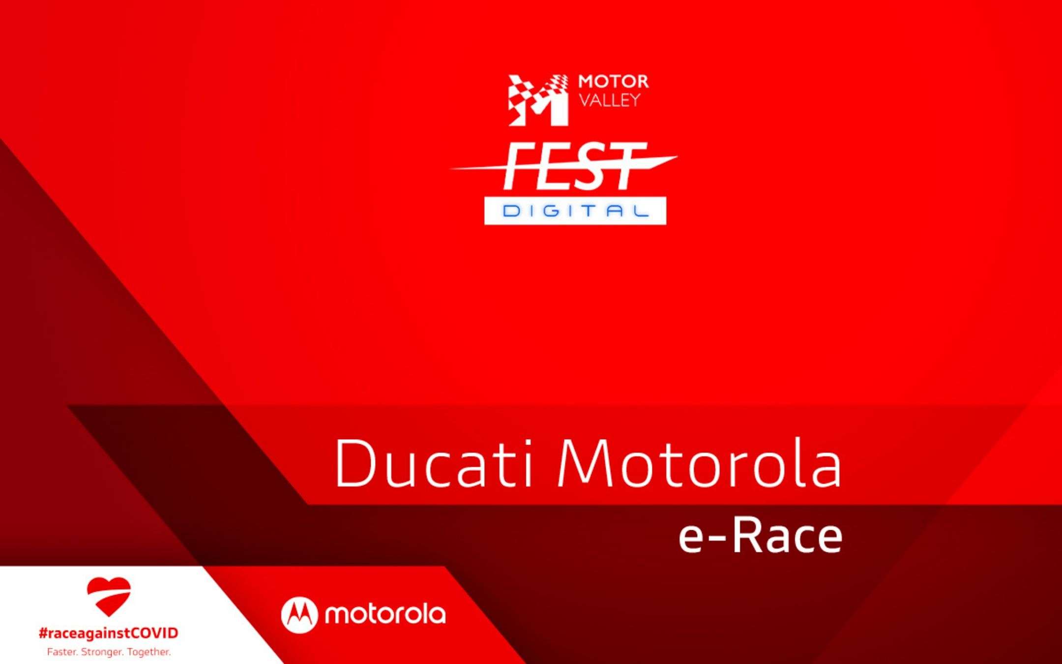 Ducati Motorola e-Race in streaming il 16 maggio