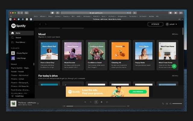 Spotify: دعم إرجاع متصفح Safari 1