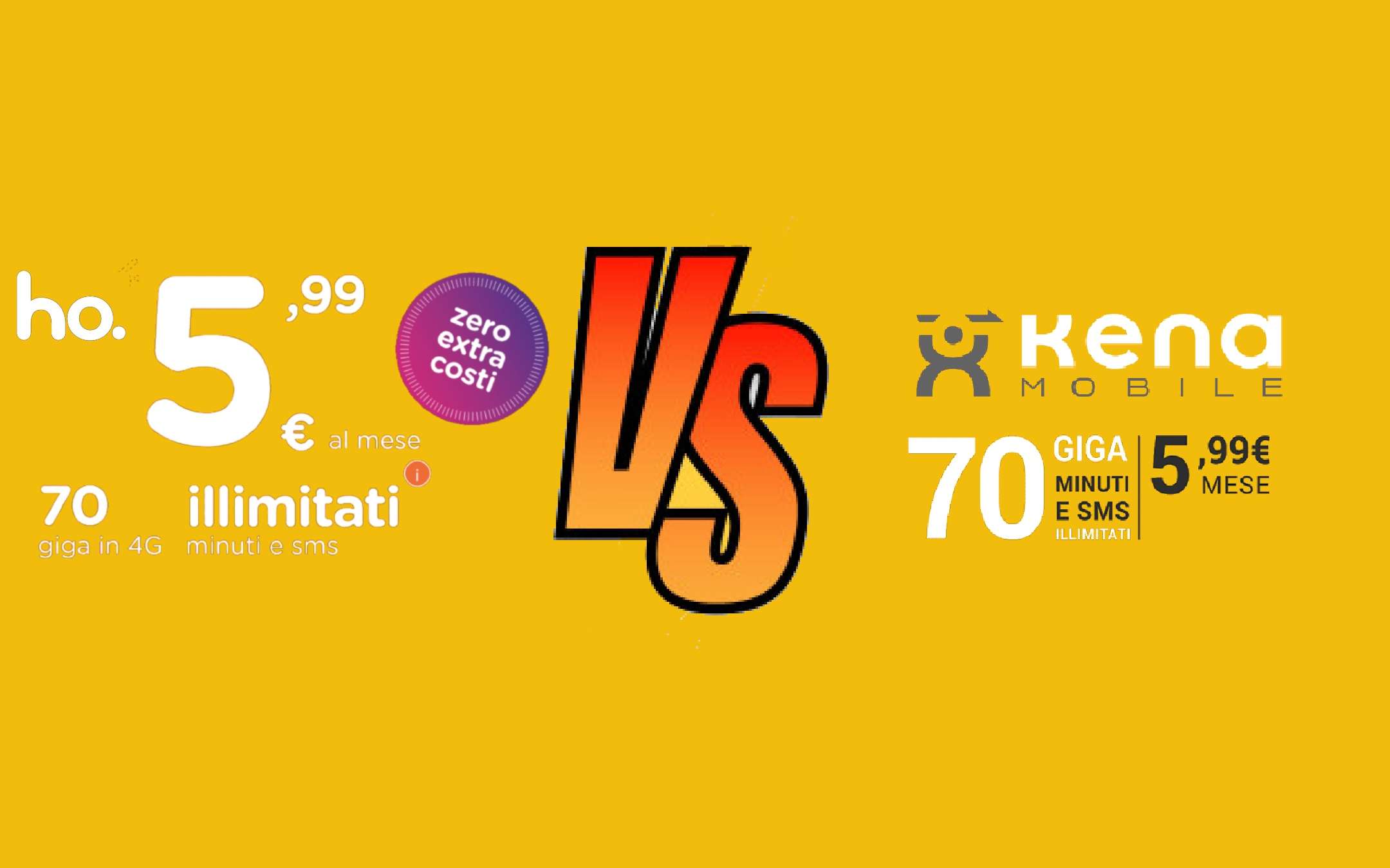 ho. 5,99€ e Kena 5,99 sono davvero la stessa cosa? ho. 5,99€ e Kena 5,99 sono davvero la stessa cosa?
