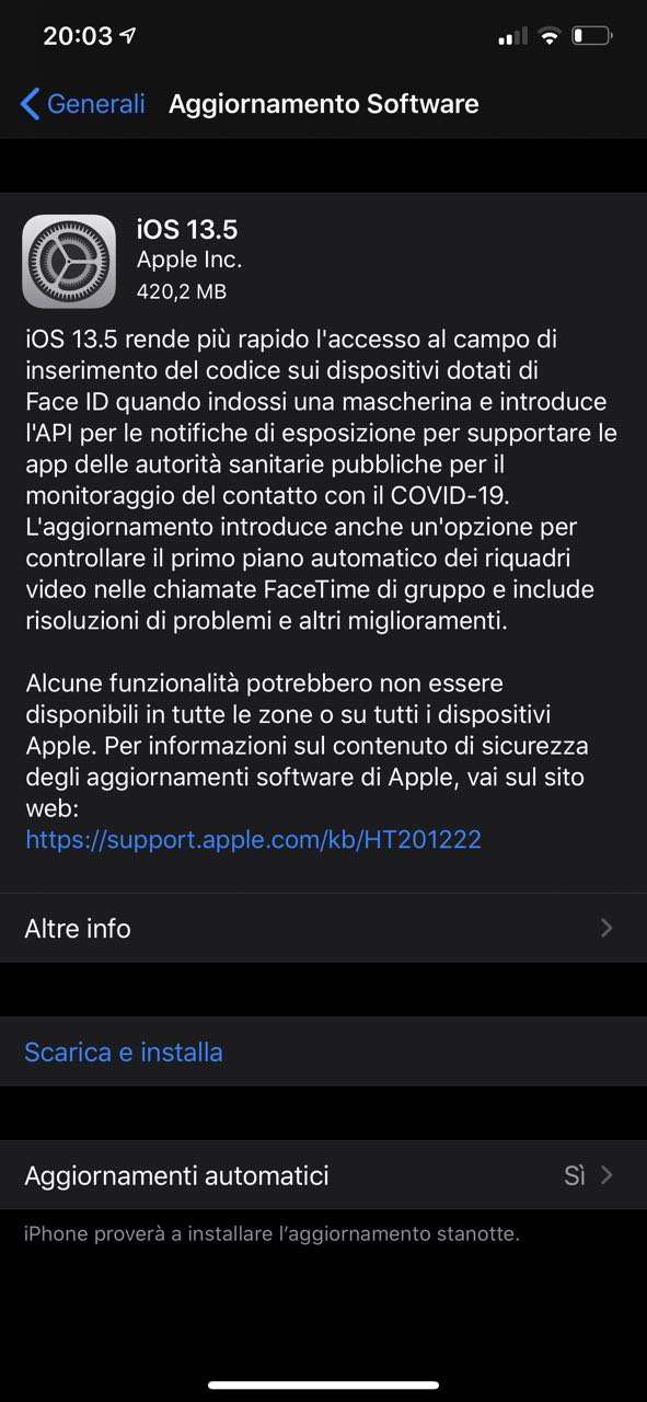 iOS 13.5 متاح للتنزيل: قم بتنزيله الآن 1